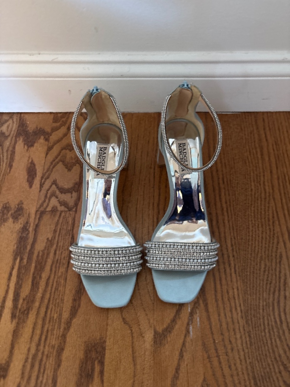Light blue shoes